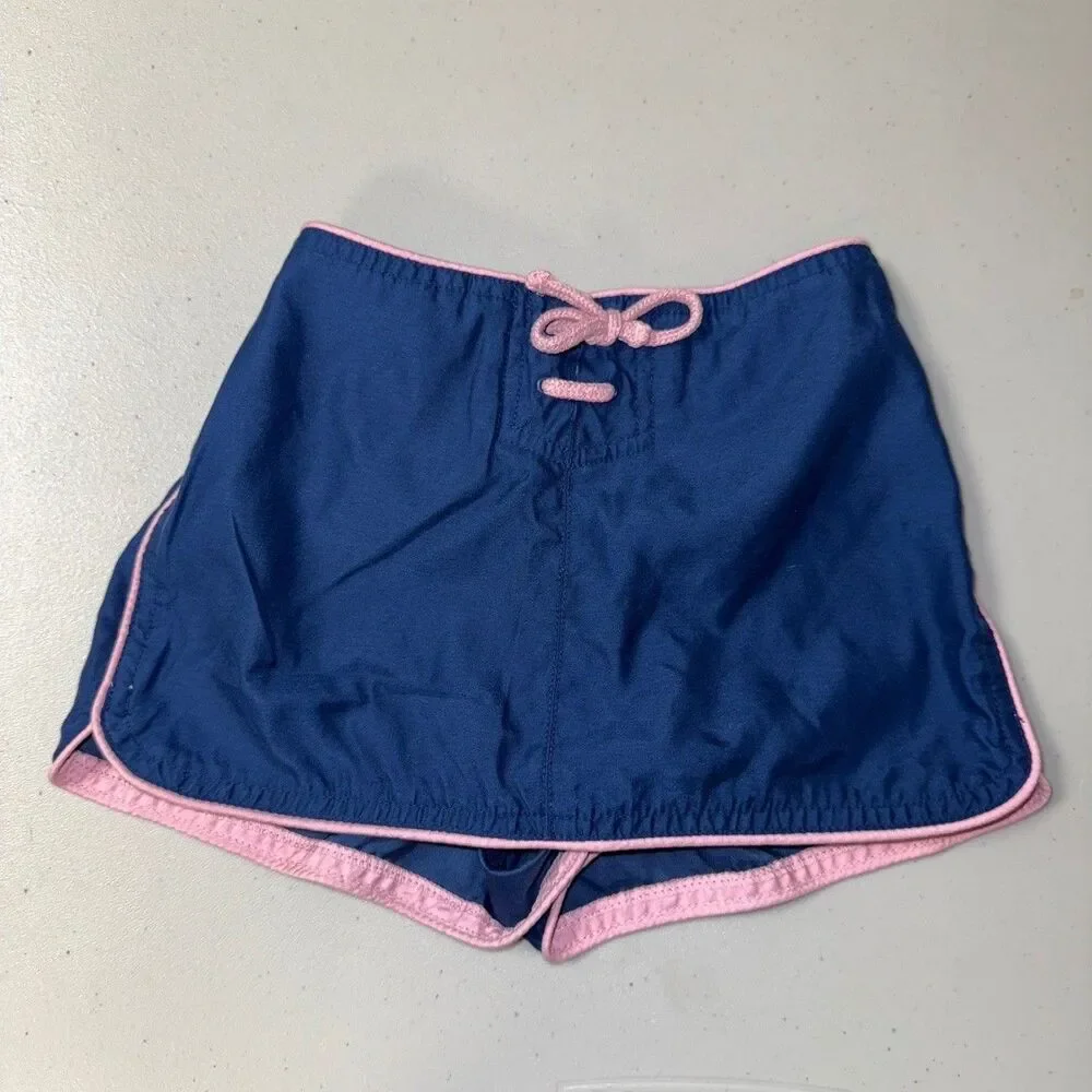 Skirt Skort Girls 2T Navy Blue Pink Shorts Summer Toddler Baby Preppy Sporty